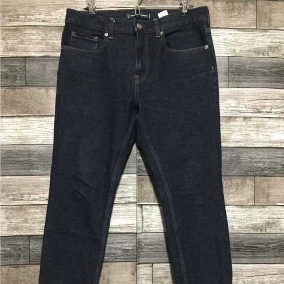 Everlane Uniform Skinny Jeans Men’s 31x30 Dark Wash Blue Indigo Stretch Organic - Picture 5 of 10